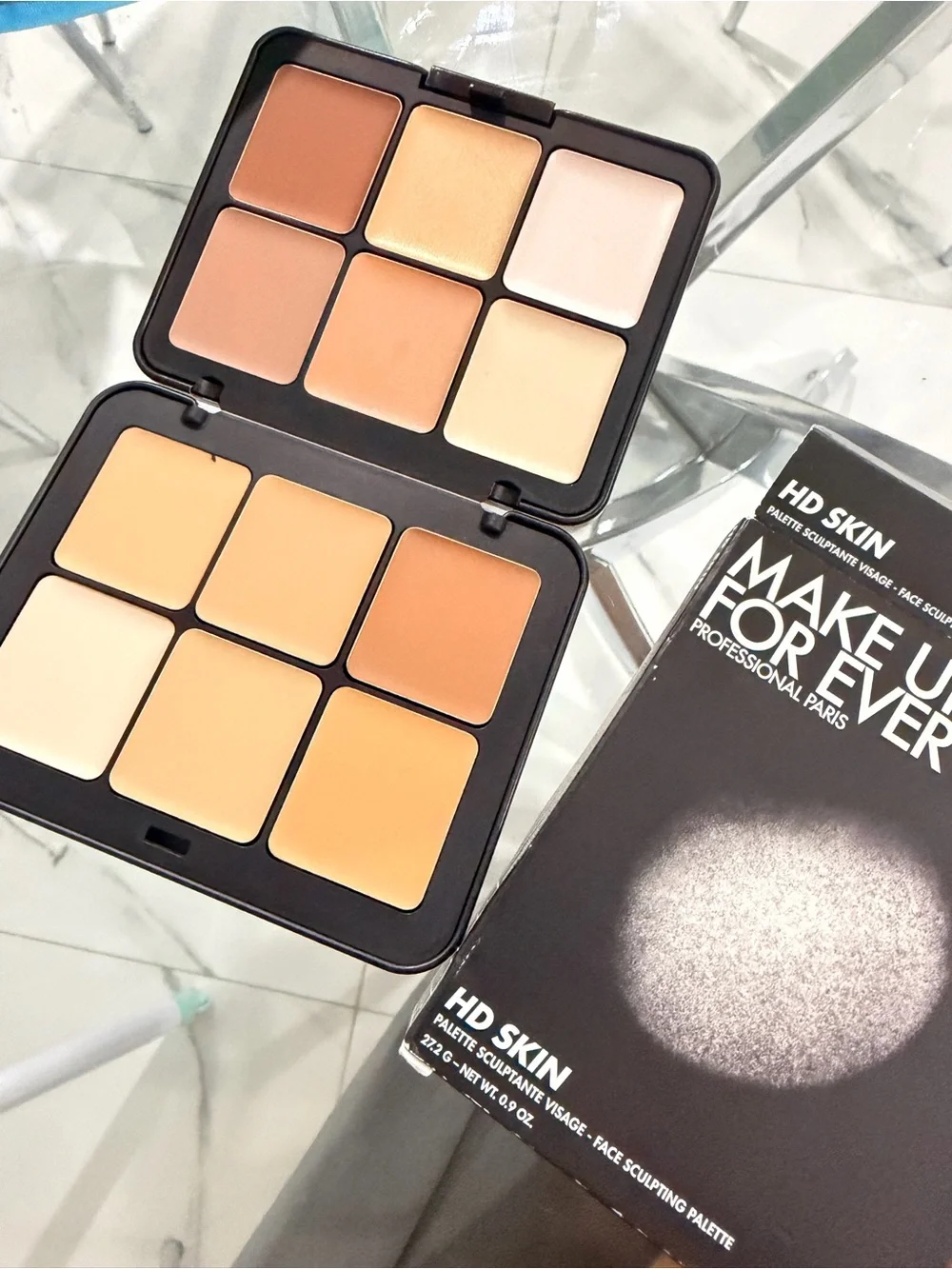 Makeup Forever HD Skin Concealer Palette - Beige, Tan, Cream Shades